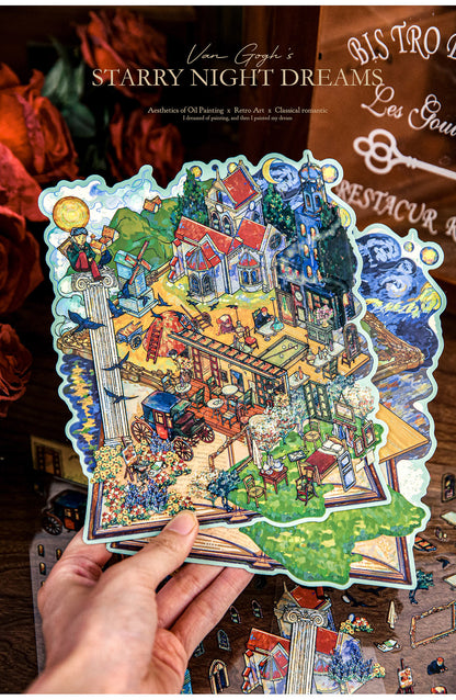 Dream Island Series | Healing Student DIY Journal Scene Sticker Pack # 57