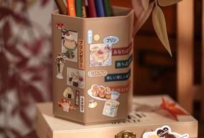 Vintage Flavor House | Retro Japanese INS Student Sticker Book # 61