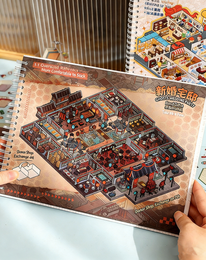 Fun Theme Scene Collection Book Vol.7.0 | 3D Stress Relief Scenes # 74