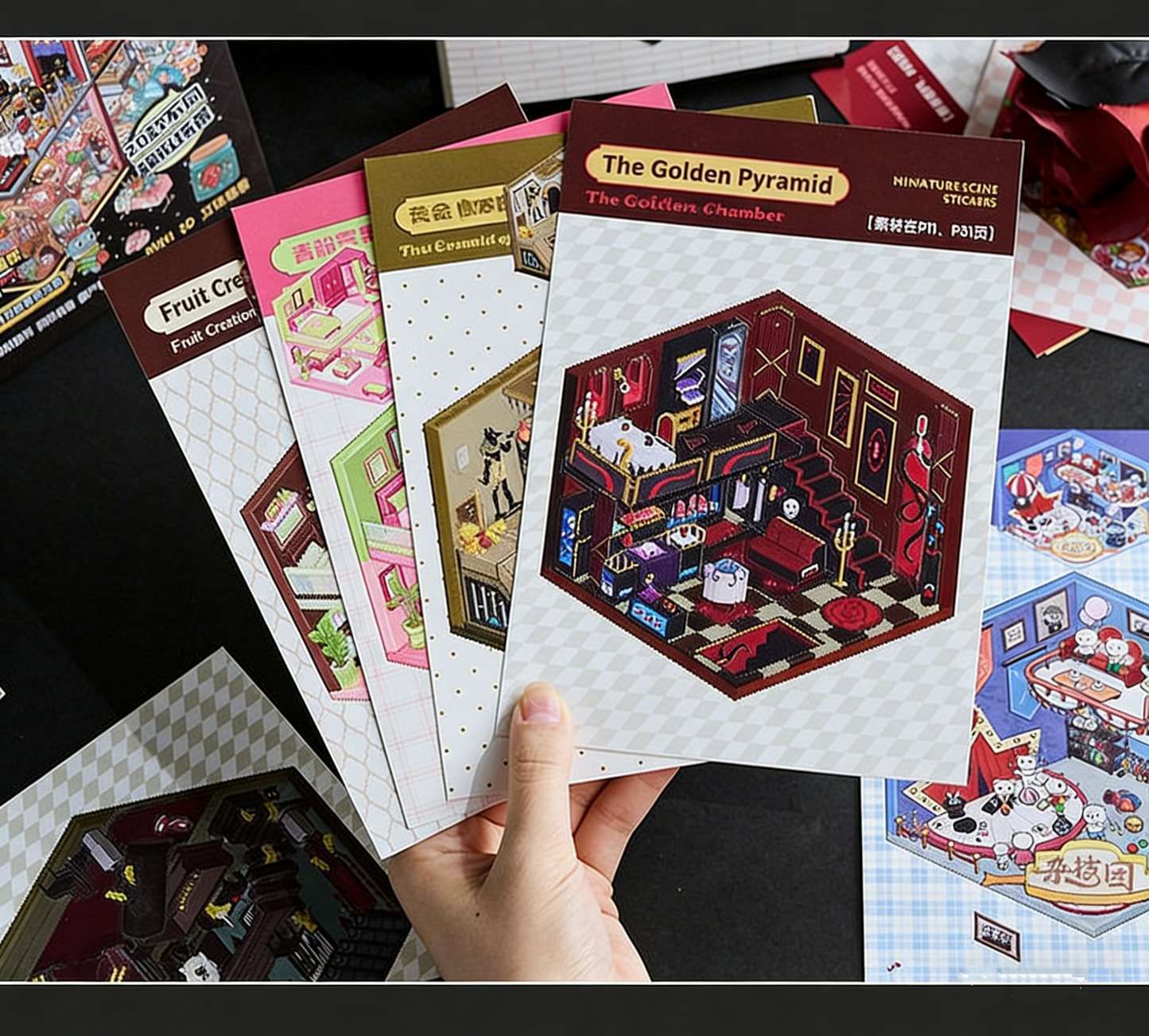 Slightly Horrific Scene Sticker Album | 20 3D Scenes for Kids - Adults # 78