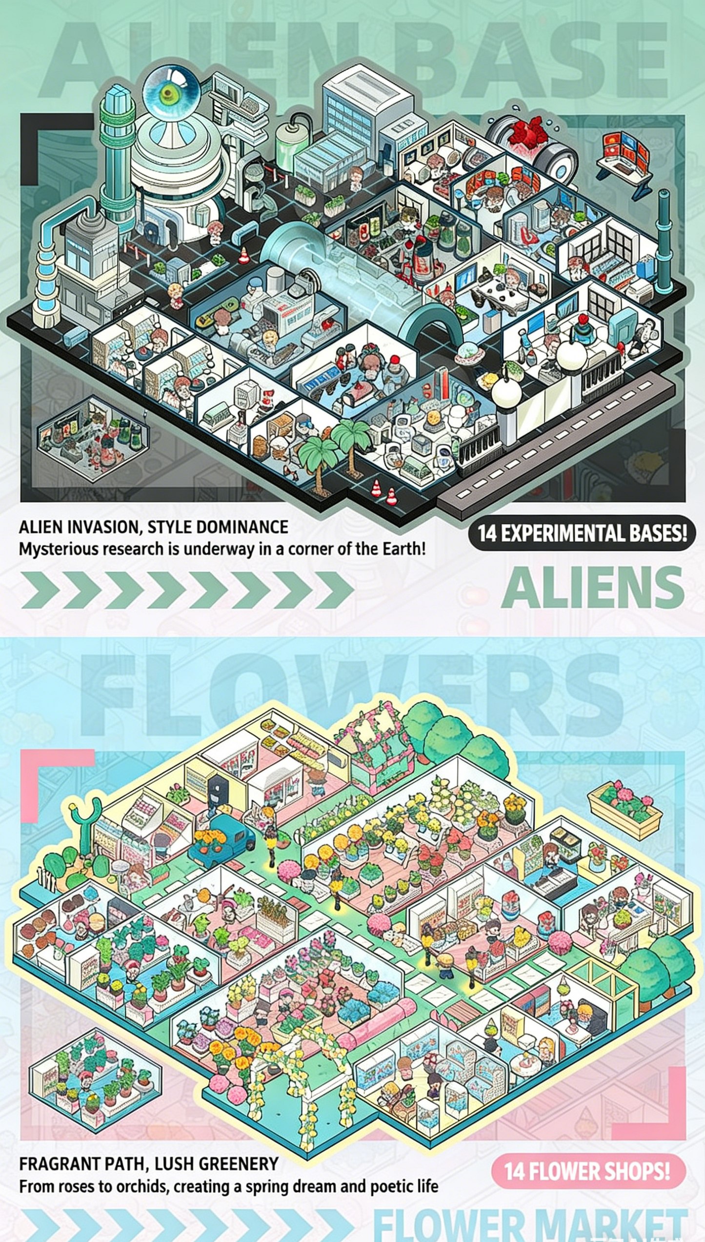 Fun Theme Scene Collection Book Vol.7.0 | 3D Stress Relief Scenes # 74
