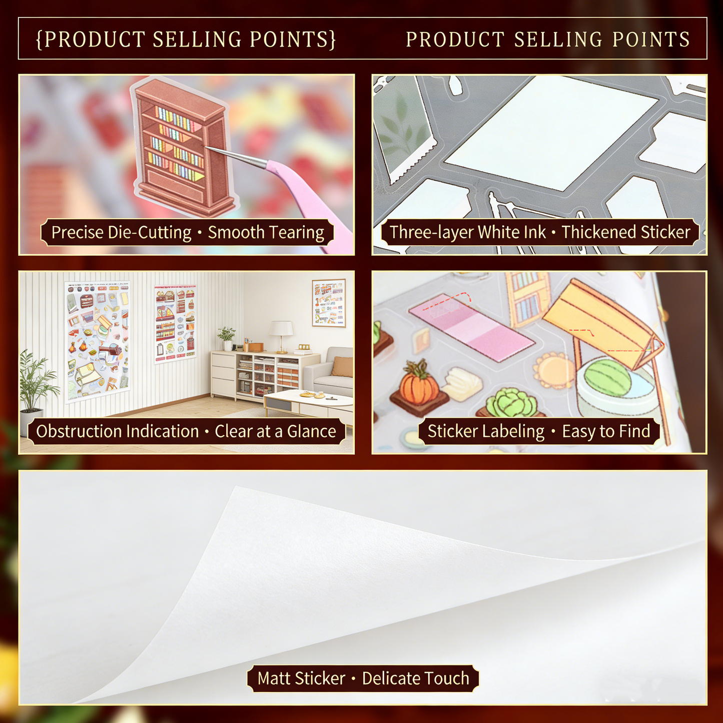 Large Luxury 2-Layer Villa | 3D Mini Scene Stress Relief Landscape Stickers # 77