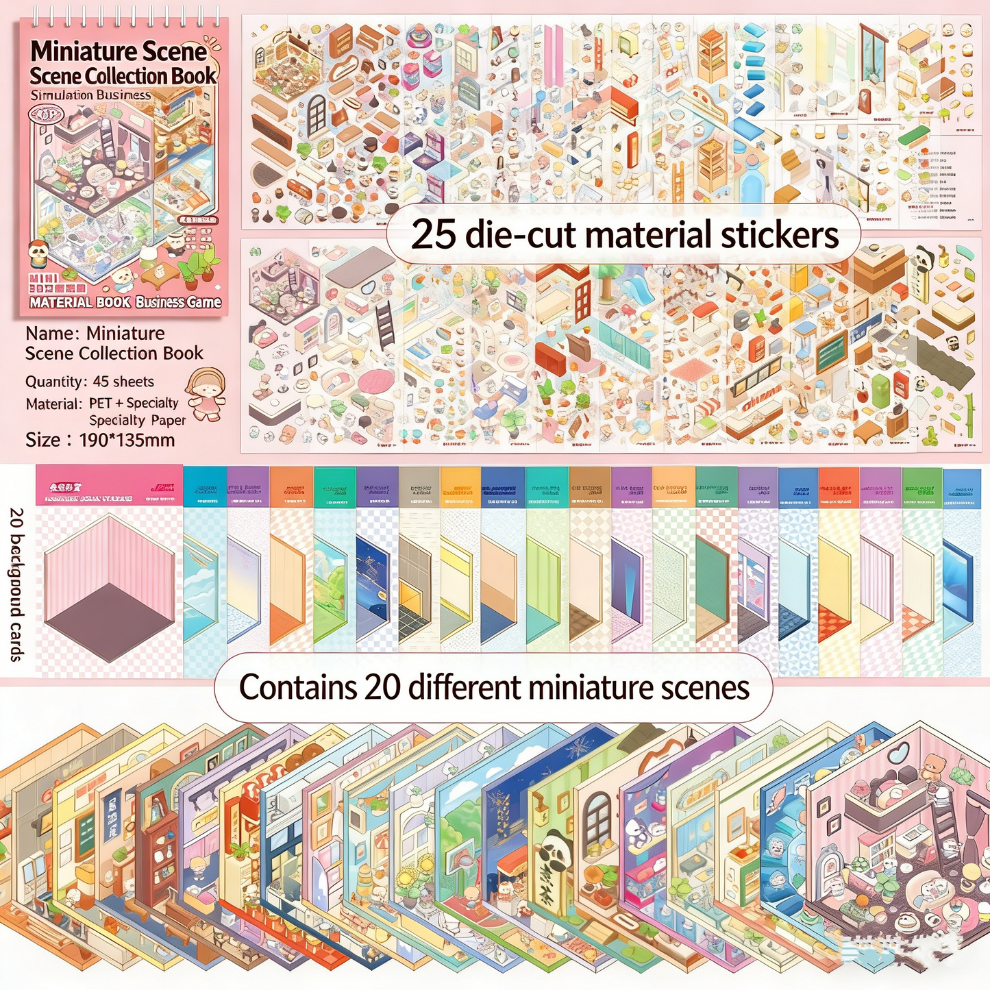 Fun Theme Scene Collection Book Vol.7.0 | 3D Stress Relief Scenes # 74