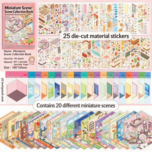 Fun Theme Scene Collection Book Vol.7.0 | 3D Stress Relief Scenes # 74