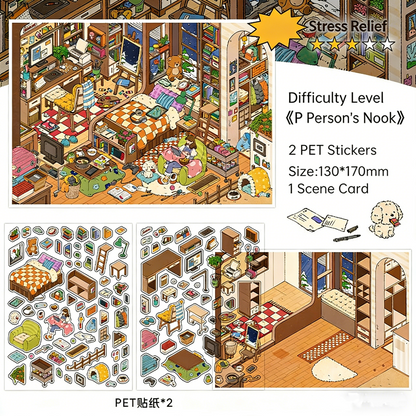 infeelme Little Corner Vol.8 | Advanced 3D Mini Scene Collage Art # 73