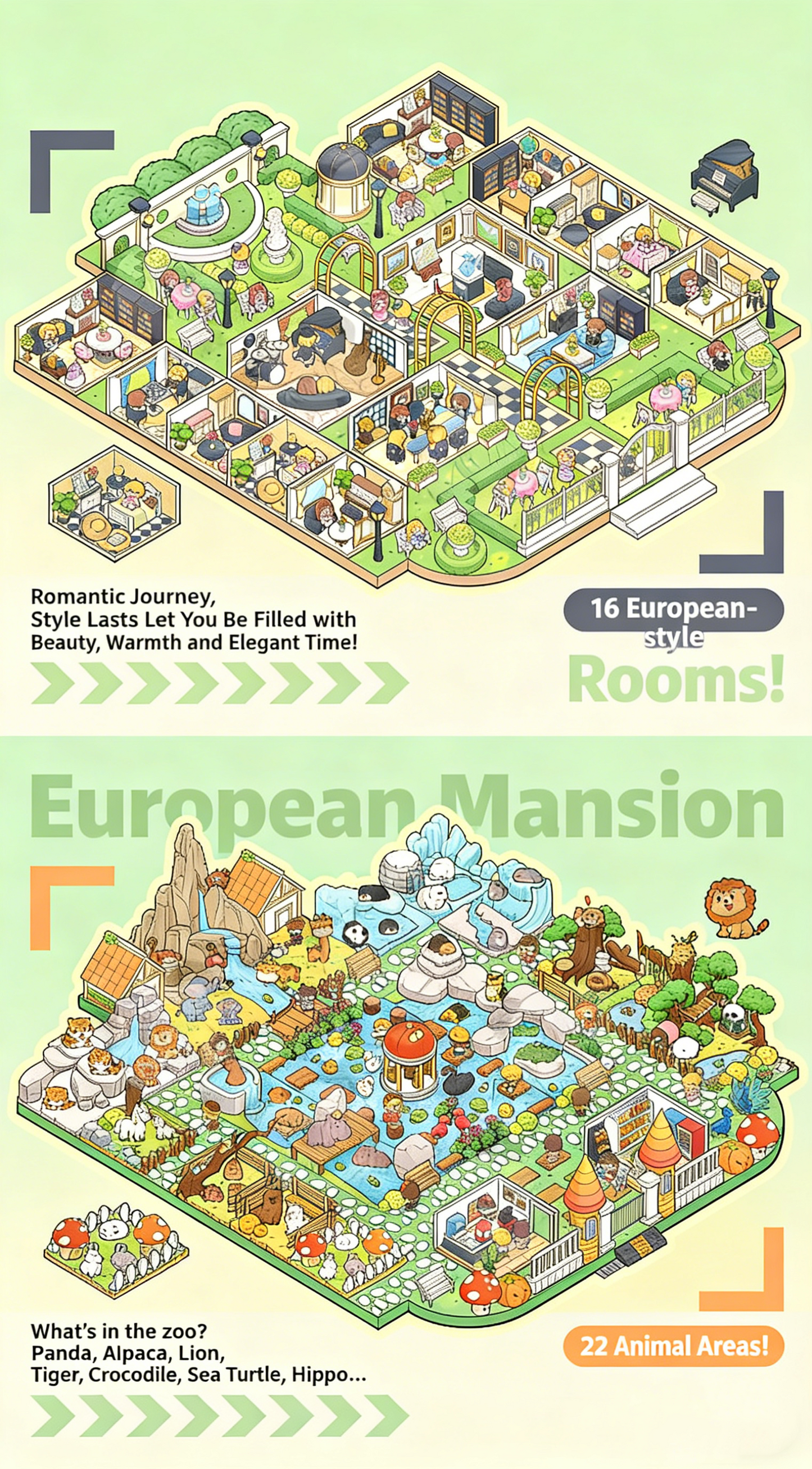 Fun Theme Scene Collection Book Vol.7.0 | 3D Stress Relief Scenes # 74
