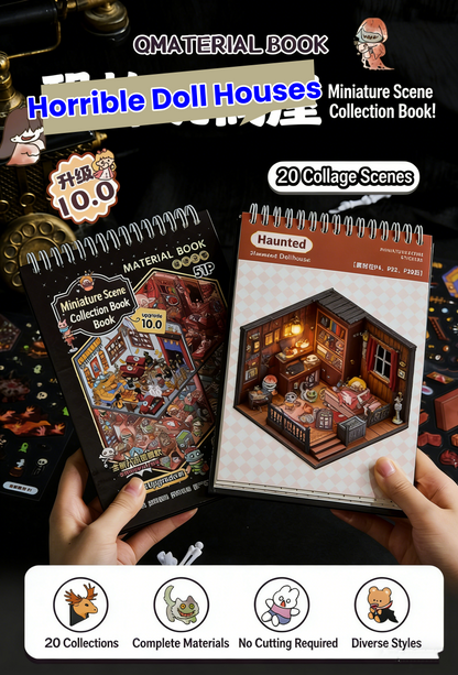 Slightly Horrific Scene Sticker Album | 20 3D Scenes for Kids - Adults # 78