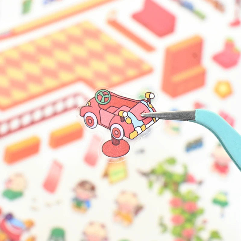 Senyou DIY 3D Scenes Stickers 8.0 Cos boss miniature scene #280