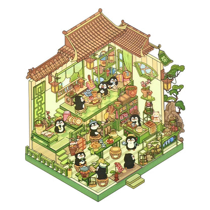 Senyou DIY 3D Scenes Stickers 8.0 Cos boss miniature scene #280