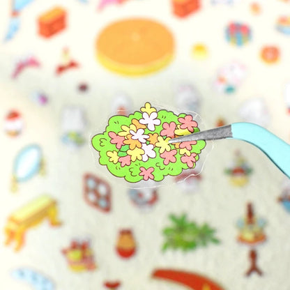 Senyou DIY 3D Scenes Stickers 10.0 Easter Series Miniature Scene #272