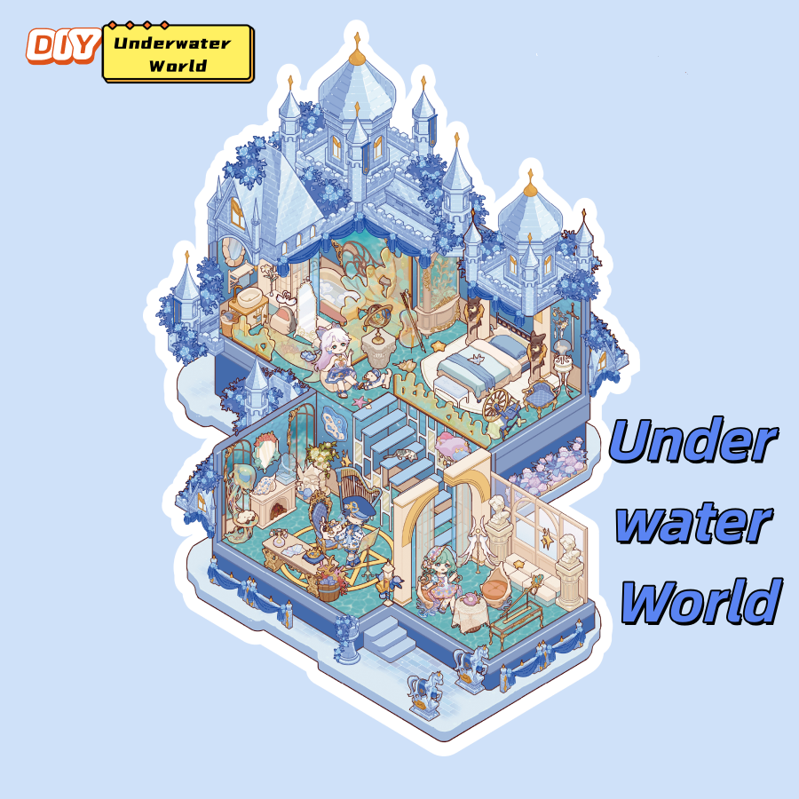 My Leisure Time 2.0 Diorama Sticker Puzzle (Large Version) - 3D Mini House, Cute DIY Supplies # 4
