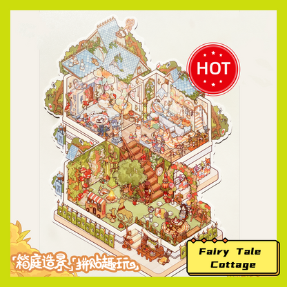 My Leisure Time 5.0 Scene Sticker Puzzle (Large Version) - 3D Mini House, Cute DIY Supplies # 6