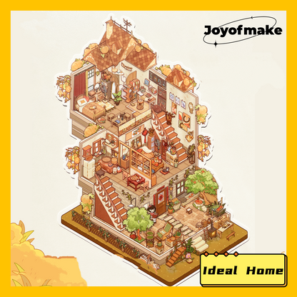 My Leisure Time 5.0 Scene Sticker Puzzle (Large Version) - 3D Mini House, Cute DIY Supplies # 6