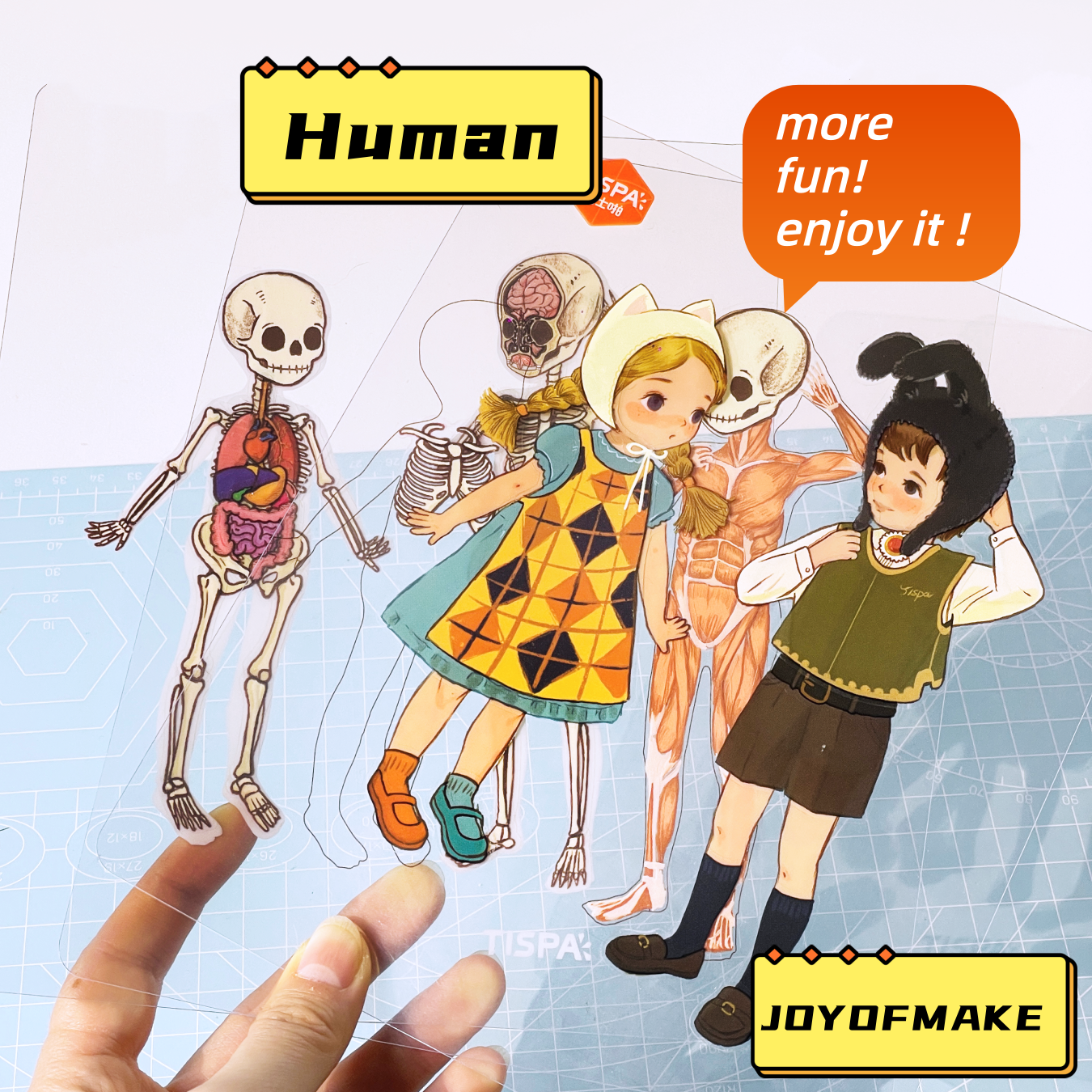 Anatomical Restoration 4.0 Scene Sticker Puzzle - 3D Cute Ornament, Visible Structure, Educational Toy for Kids # 7