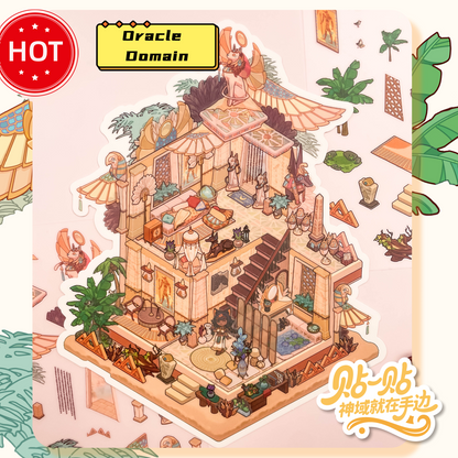 My Leisure Time 3.0 Scene Sticker Puzzle - 3D Mini House, Cute DIY Supplies # 12