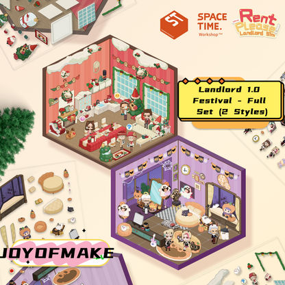 Scene Sticker Collection - 3D Mini House, DIY Journal & Scrapbook Supplies, Stress Relief Toy # 27