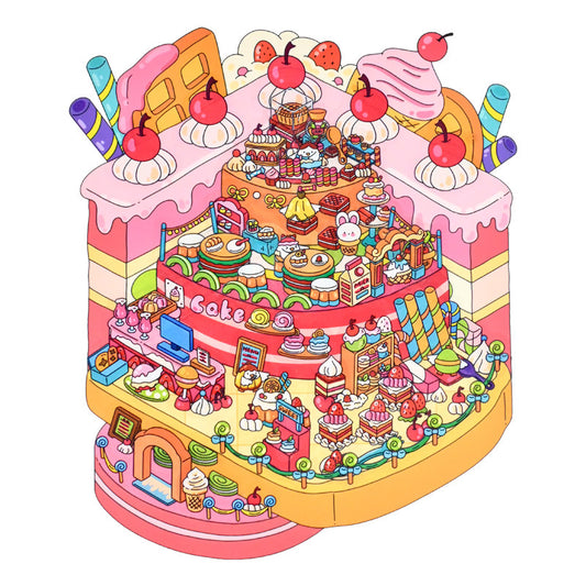 Senyou DIY 3D Scenes Stickers 11.0 Game Series Miniature Scenes #269