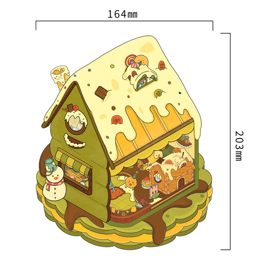 Senyou DIY 3D Scenes Stickers Large version 23.0 clamshell series #274