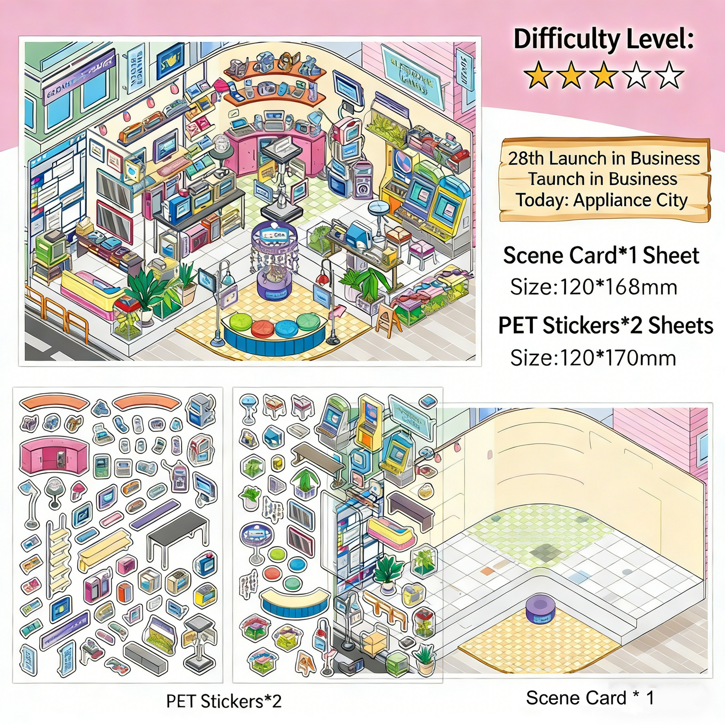 Infeelme's 28th play of DIY 3D Scene Stickers in open today, high difficulty 3D cabin miniature scene stickers#109