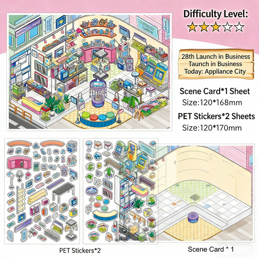 Infeelme's 28th play of DIY 3D Scene Stickers in open today, high difficulty 3D cabin miniature scene stickers#109