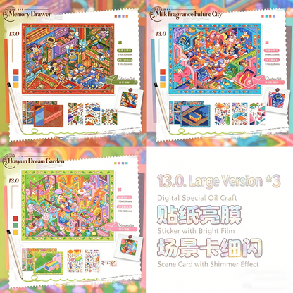 Paper space 13.0 DIY 3D Scene Stickers extra large version #181