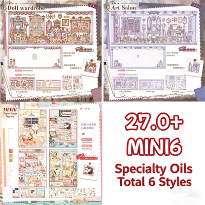 Paper space 27.0-mini6 special oil DIY 3D Scene Stickers extra large version #183