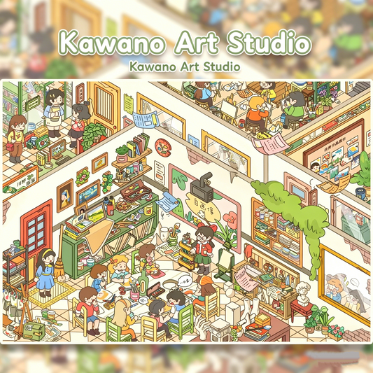 Kawano DIY 3D Scene Stickers 3.0 Series [Kawano Studio] Large Difficult Miniature Scene 3D Stereoscopic Cabin Sticker #216