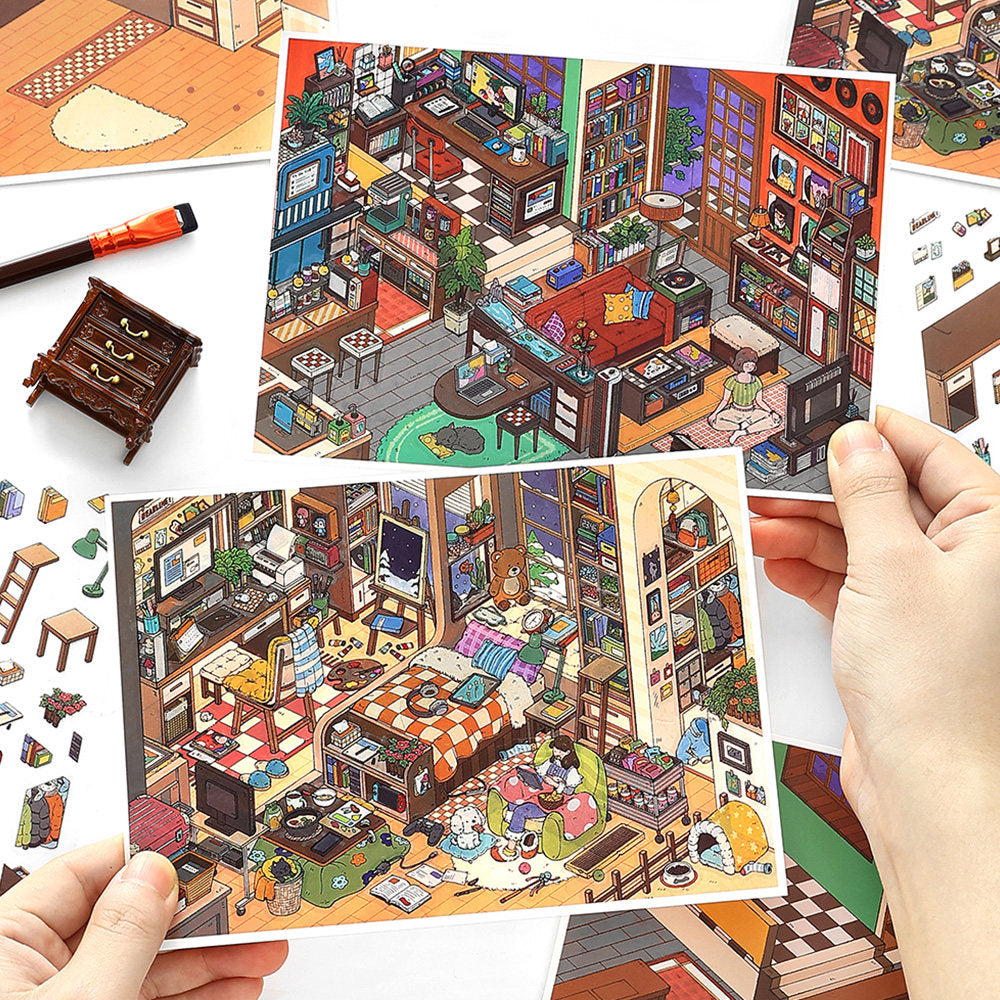 infeelme Little Corner Vol.8 | Advanced 3D Mini Scene Collage Art # 73