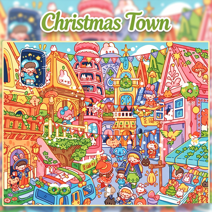Junbei DIY 3D Scene Stickers 13.0 Christmas Season Series – Miniature Scenes #336