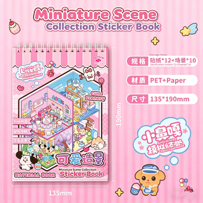 Capybara DIY 3D Scene Stickers Collection Book Miniature Scene #261