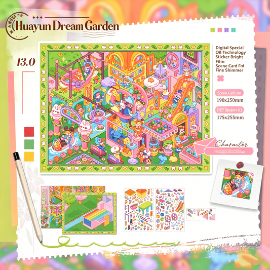 Paper space 13.0 DIY 3D Scene Stickers extra large version #181