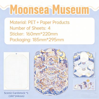 Meow Leisure Day | Large 3D Stereoscopic House DIY Stress Relief Stickers # 72