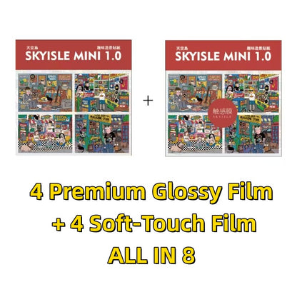 SKYISLE mini1.0 DIY 3D Scene Stickers, modern youth American comic, decompression sticker to decorate miniature scene#104
