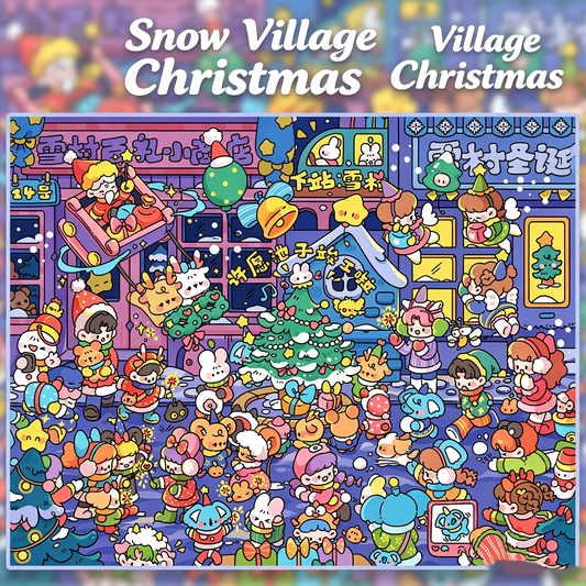 Junbei DIY 3D Scene Stickers 13.0 Christmas Season Series – Miniature Scenes #336