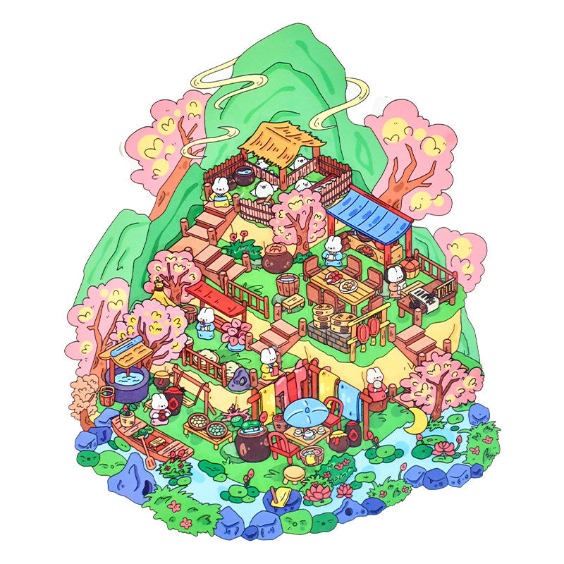 Senyou DIY 3D Scenes Stickers 11.0 Game Series Miniature Scenes #269