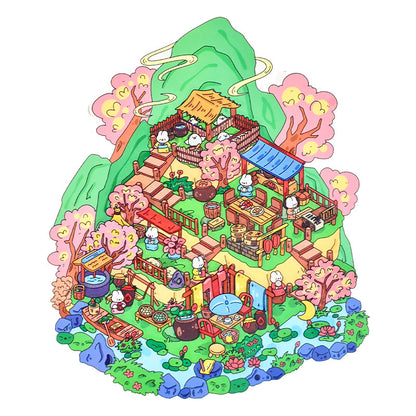 Senyou DIY 3D Scenes Stickers 11.0 Game Series Miniature Scenes #269
