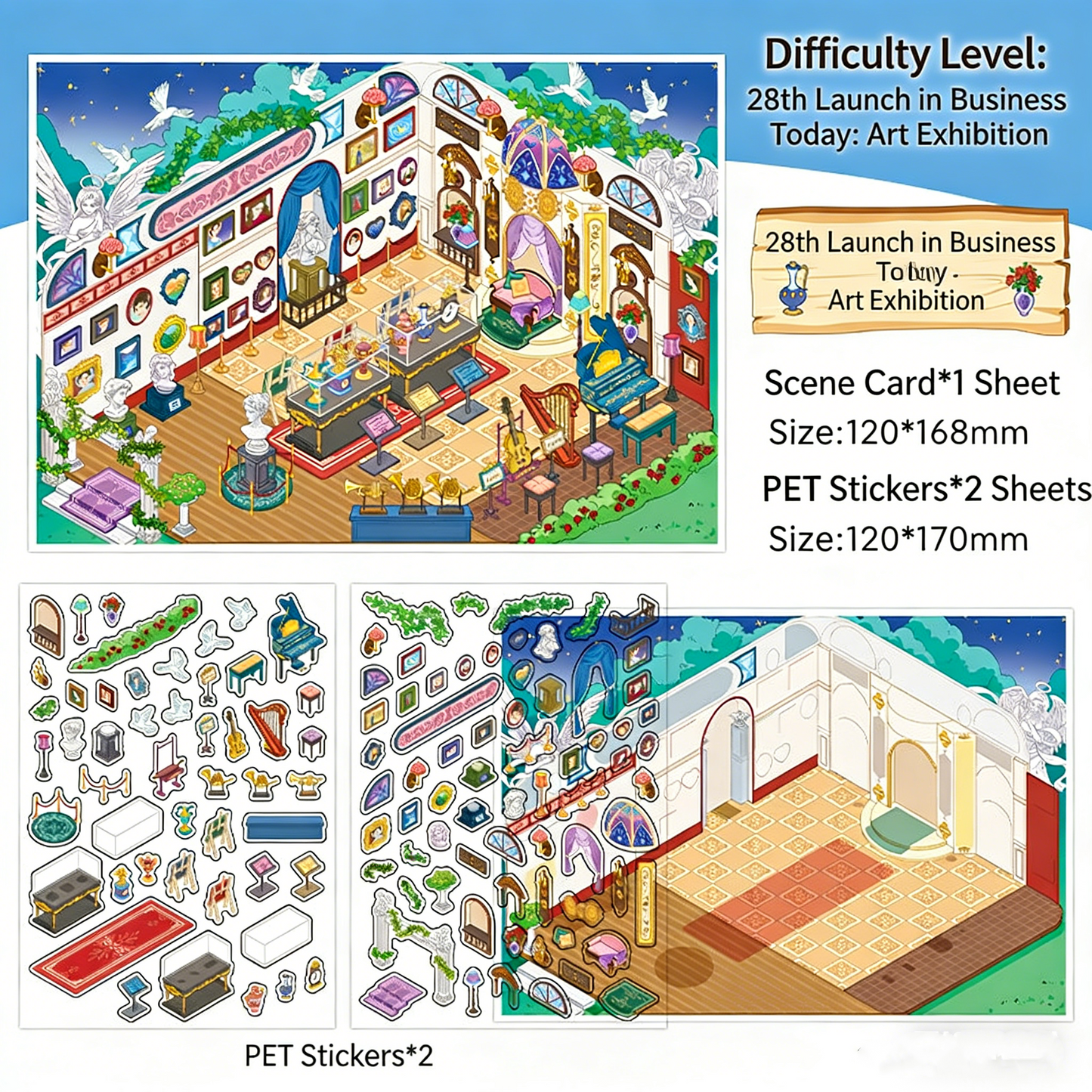 Infeelme's 28th play of DIY 3D Scene Stickers in open today, high difficulty 3D cabin miniature scene stickers#109