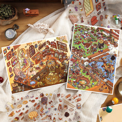 infeelme Magic Town | Large Advanced City Scene Adult Stress Relief Collage # 80