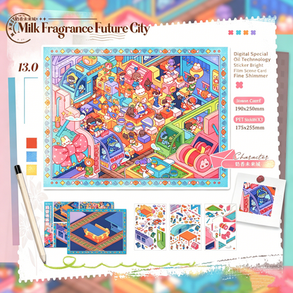 Paper space 13.0 DIY 3D Scene Stickers extra large version #181