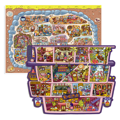 Senyou DIY 3D Scenes Stickers Large version 29.0 Royal Apartment B #285