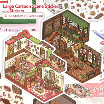 YiLan DIY 3D Scene Stickers 52.0 Large Miniature Scene #247