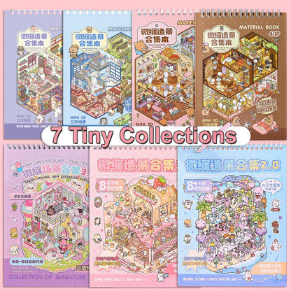 Scene Sticker Collection Book | 3D House Gift for Girls # 71