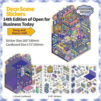 Infeelme's 14th play of DIY 3D Scene Stickers in open today,  Miniature Scene Stereoscopic Cabin Large#145