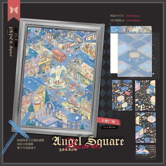 Paper space 21.0-22.0 Special Oil DIY 3D Scene Stickers Extra Large Edition #184