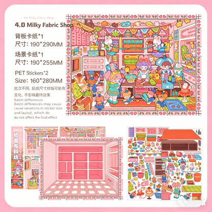 Paper space 3.0-4.0 DIY 3D Scene Stickers large version #182