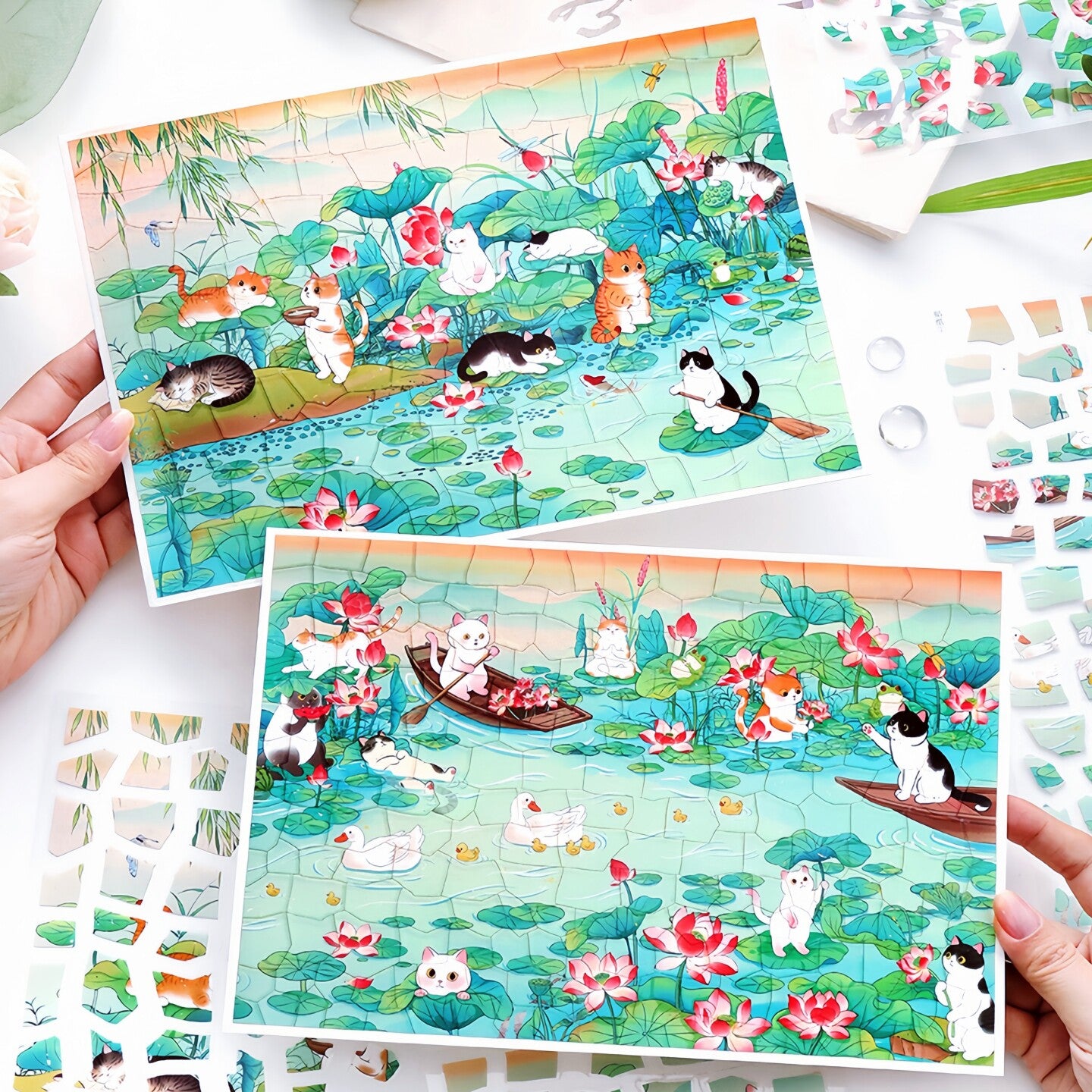 Infeelme's 15th play of DIY 3D Scene Stickers in open today,  Landscaping Stickers Cute DIY Handmade Miniature Scene Stickers#159