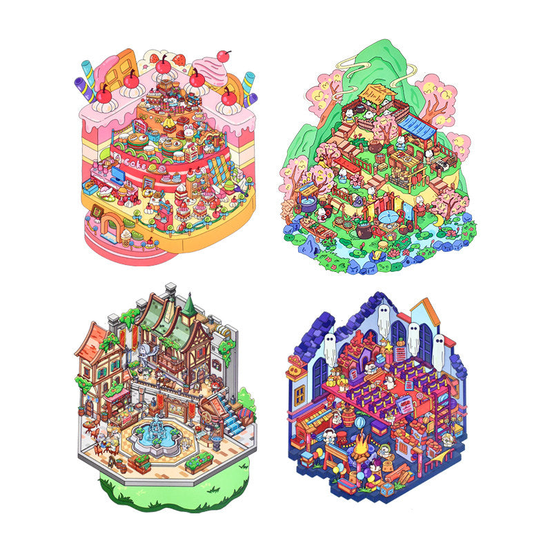 Senyou DIY 3D Scenes Stickers 11.0 Game Series Miniature Scenes #269
