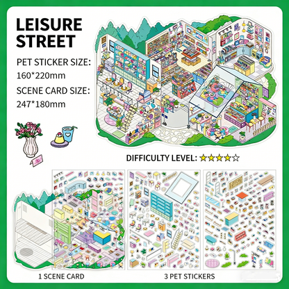 infeelme Magic Town | Large Advanced City Scene Adult Stress Relief Collage # 80