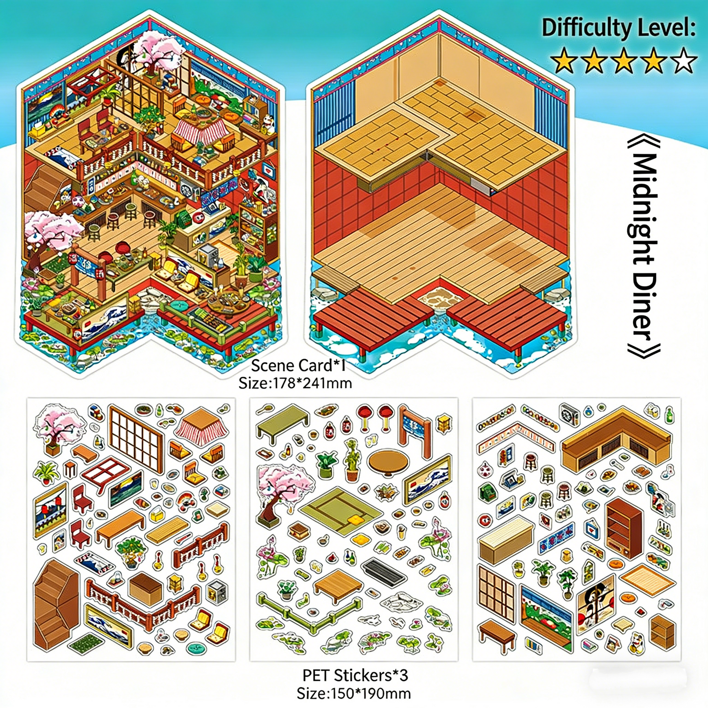 infeelme Magic Town | Large Advanced City Scene Adult Stress Relief Collage # 80