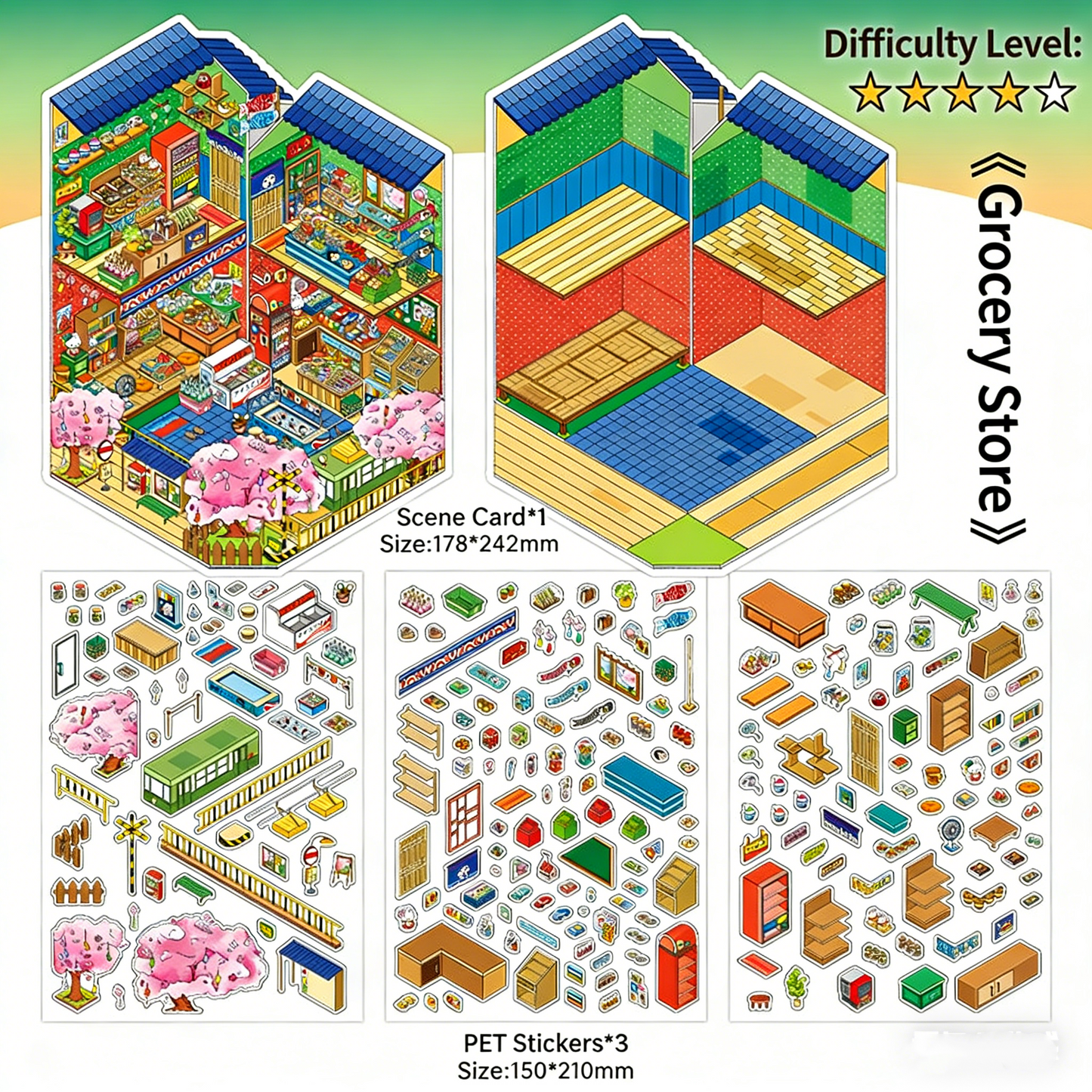 infeelme Magic Town | Large Advanced City Scene Adult Stress Relief Collage # 80